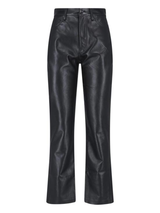 26FW 애니빙 가죽 팬츠 A 03 10307 BLK26BLACK RECYCLED LEATHER Black