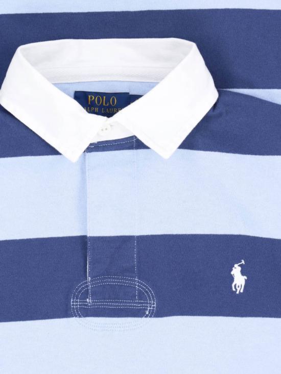 26FW 폴로 랄프로렌 아이코닉 럭비 셔츠 710 717116032 Blue - POLO RALPH LAUREN