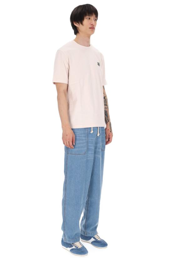 26SS 메종키츠네 폭스 헤드 컴포트 티셔츠 PM00108KJ7025LILAC POWDER Neutrals - MAISON KITSUNE