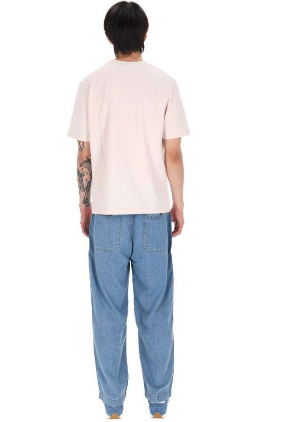 26SS 메종키츠네 폭스 헤드 컴포트 티셔츠 PM00108KJ7025LILAC POWDER Neutrals - MAISON KITSUNE