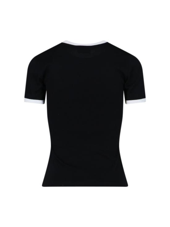 26FW 쿠레쥬 반팔 티셔츠 PERJTS017JS00709901 Black - COURREGES