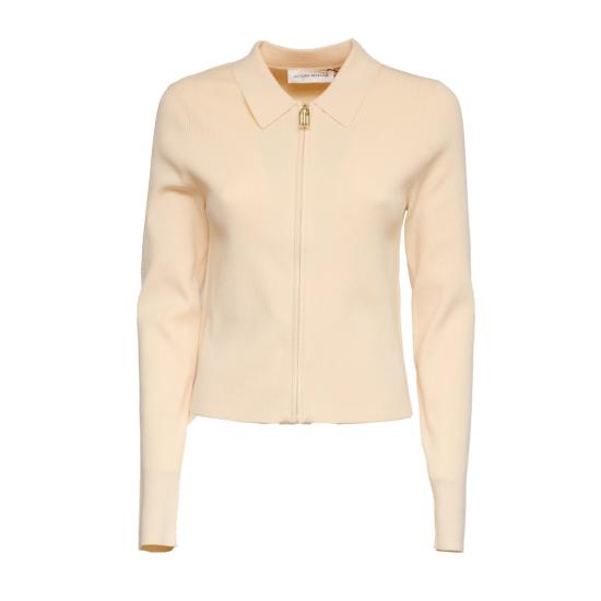 26SS 빅토리아 베컴 긴팔 티셔츠 1226KTP007268A Neutrals