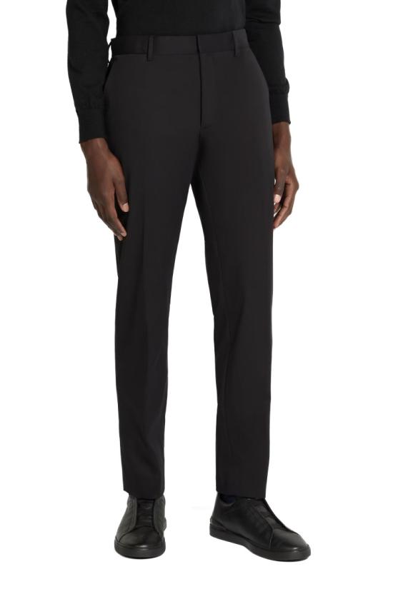 25FW 에르메네질도제냐 스트레이트 팬츠 E8I03 TR14 2099 Black - ERMENEGILDO ZEGNA