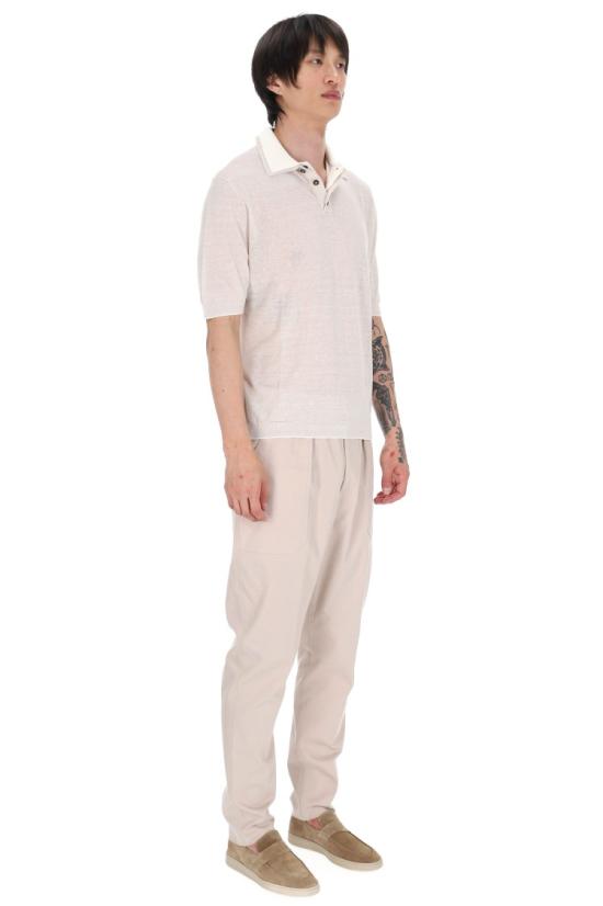26SS 일레븐티 폴로 티셔츠 M76POLM01 MAG0M05902 01 Neutrals - ELEVENTY
