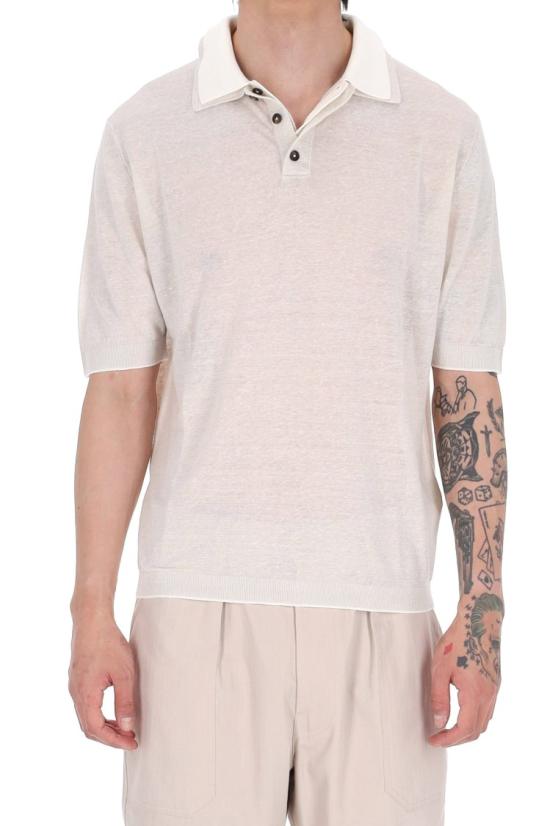 26SS 일레븐티 폴로 티셔츠 M76POLM01 MAG0M05902 01 Neutrals