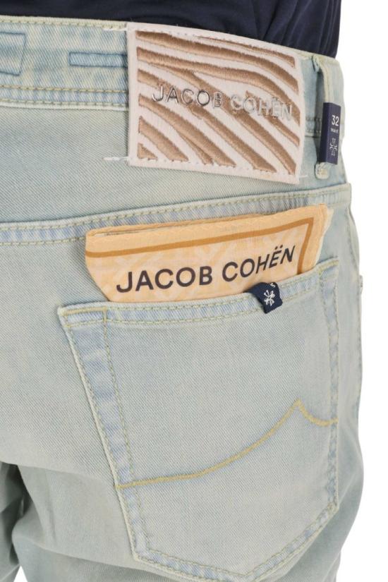 26SS 야콥코헨 데님 QM006 078 S2851300D White - JACOB COHËN