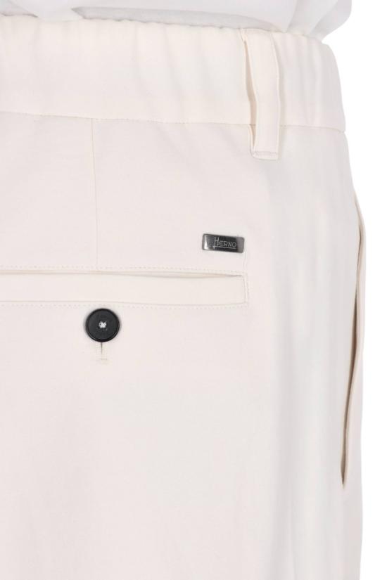 26SS 에르노 스트레이트 팬츠 PT000198U1200 White - HERNO