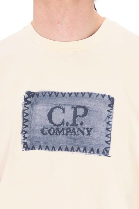 26SS 씨피 컴퍼니 반팔 티셔츠 20CMTS294A 005431G114 White - C.P. COMPANY