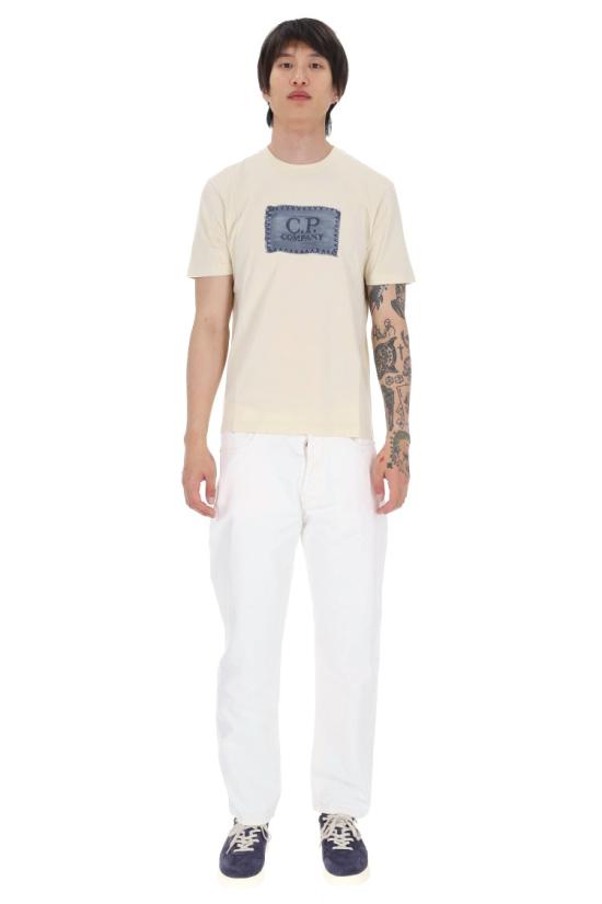 26SS 씨피 컴퍼니 반팔 티셔츠 20CMTS294A 005431G114 White - C.P. COMPANY