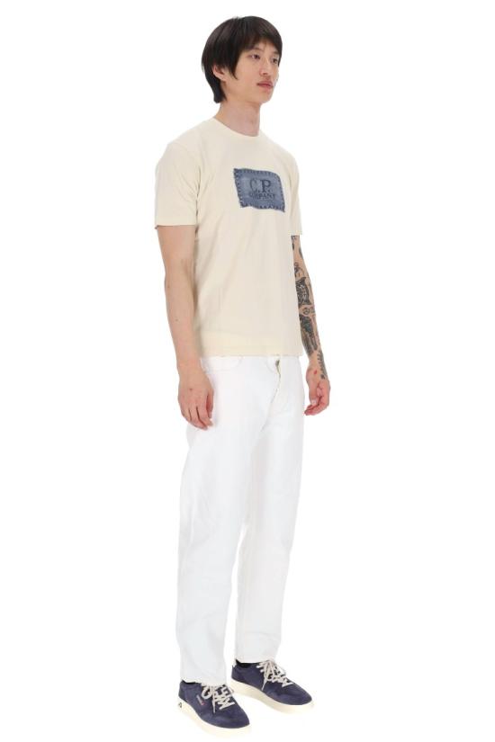 26SS 씨피 컴퍼니 반팔 티셔츠 20CMTS294A 005431G114 White - C.P. COMPANY