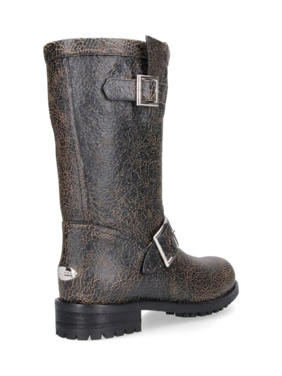 26FW 지미추 부츠 BIKER MID CTHBLACK TOFFEE Brown - JIMMY CHOO