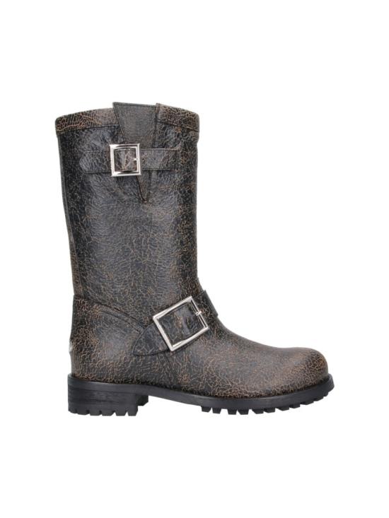26FW 지미추 부츠 BIKER MID CTHBLACK TOFFEE Brown