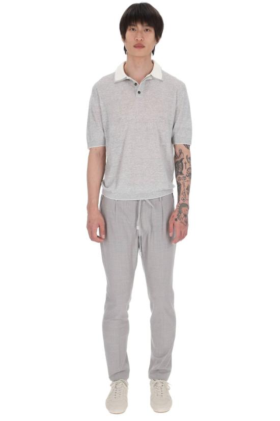 26SS 일레븐티 폴로 티셔츠 M76POLM01 MAG0M059 213 01 White - ELEVENTY