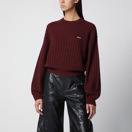 26FW 로테이트 긴팔 티셔츠 116437741BCR1951 Burgundy