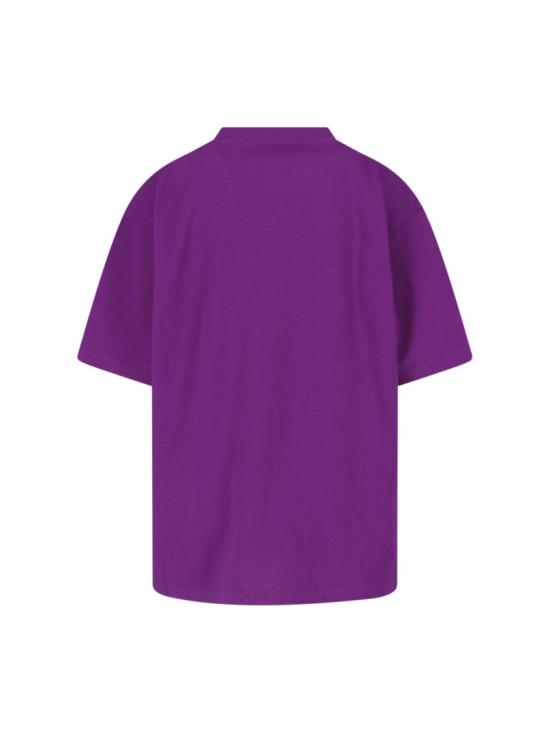26FW 발렌시아가 레이디 인 셰이드 티셔츠 871733 TUVO55100 Purple - BALENCIAGA