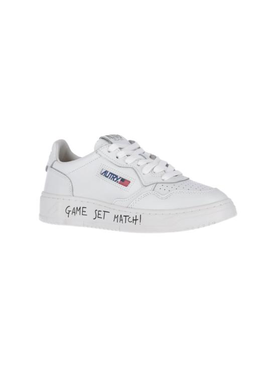 26FW 오트리 메달리스트 로우 레더 스니커즈 AULWML08 White - AUTRY