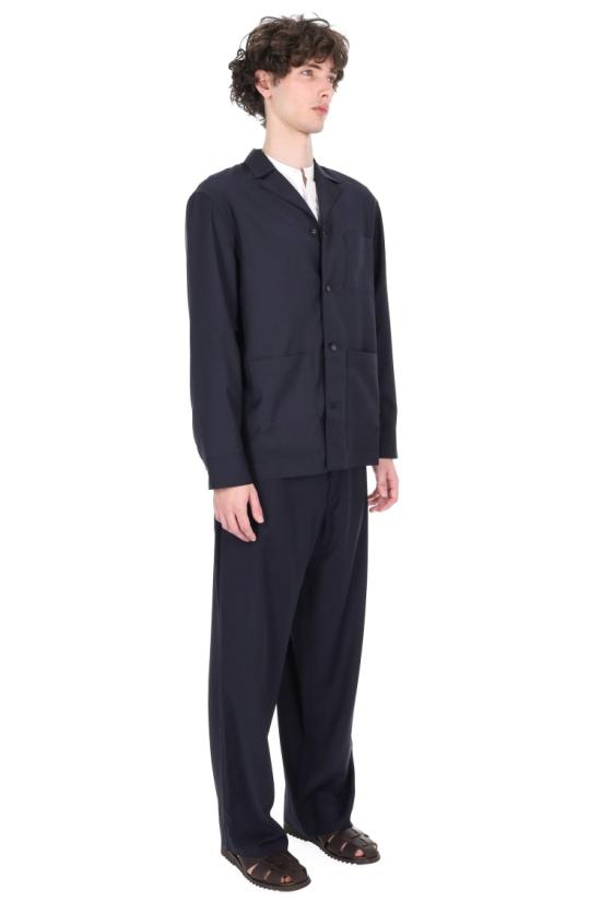 26SS 오피신 제네랄 자켓 MTLG401DARK NAVY Black - OFFICINE GENERALE