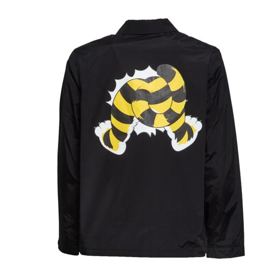 26SS 겐조 와일드 타이거 라이트 코치 자켓 FG55BL0619NI Black - KENZO
