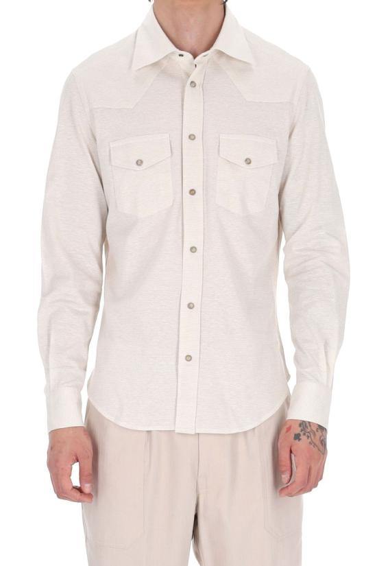 26SS 일레븐티 셔츠 M75CAMK02 TES0M12702 Neutrals - ELEVENTY