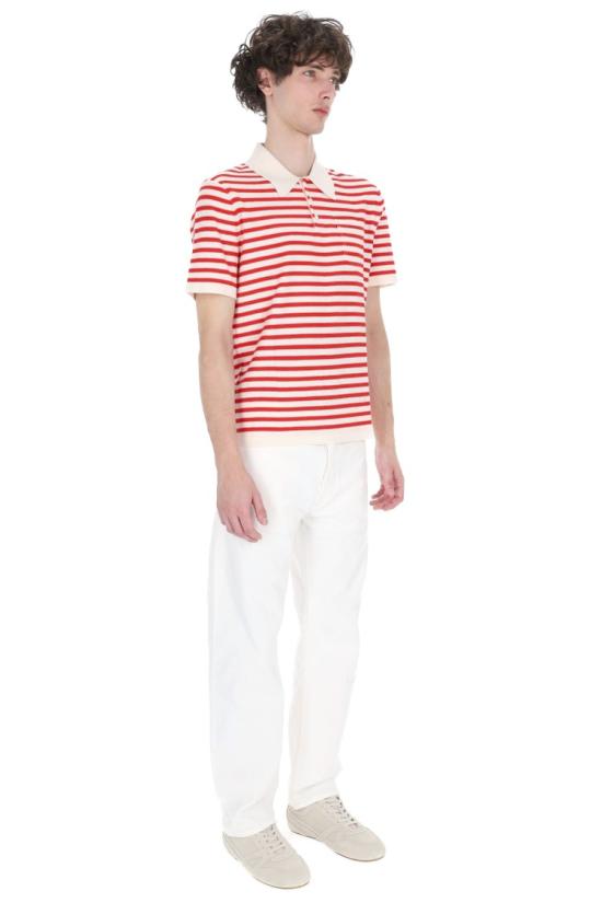 26SS 아페쎄 폴로 티셔츠 COHNX H23476 2TAW ECRU ROUGE Pink - A.P.C.