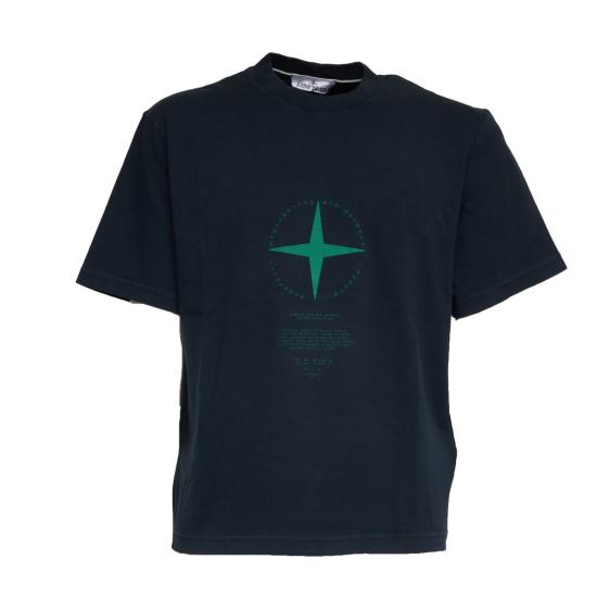 26SS 스톤 아일랜드 반팔 티셔츠 L1S152100001 S0363 Black
