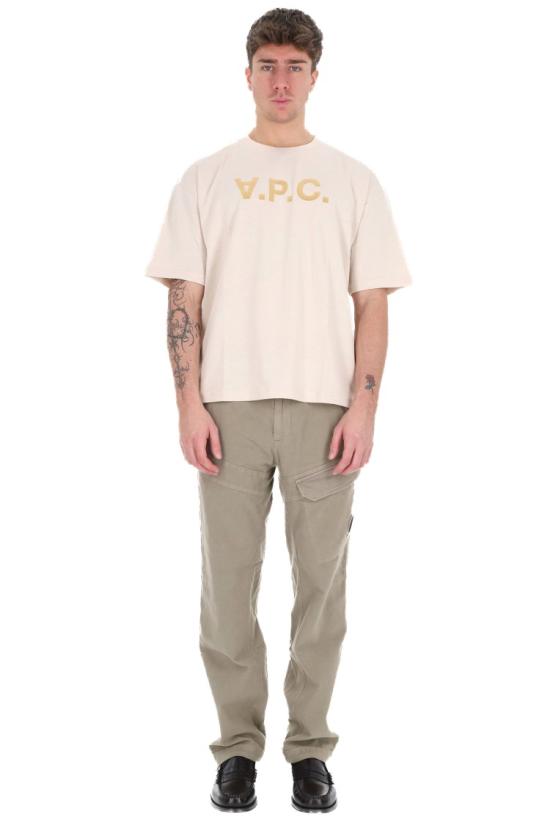 26SS 아페쎄 오버사이즈 그랜드 VPC 티셔츠 COHLR M26385AAD ECRU Pink