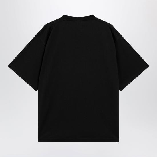 26FW 발렌시아가 빈티지 홀리데이 코튼 티셔츠 A001VVTUVO8 Black - BALENCIAGA
