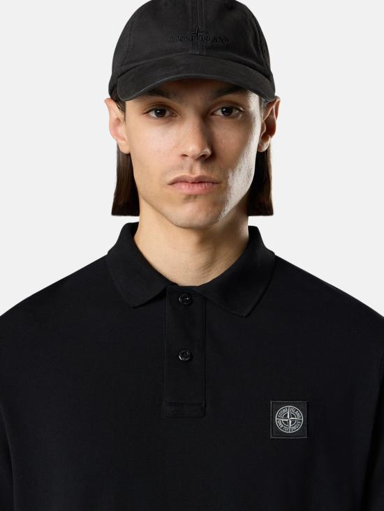 26FW 스톤 아일랜드 폴로 티셔츠 L2S152200008S0017 V0029 Nero - STONE ISLAND