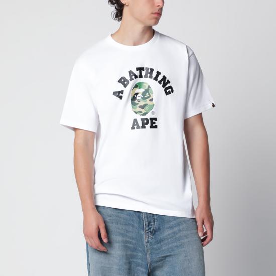 26SS 베이프 반팔 티셔츠 001TEM301004MCO White