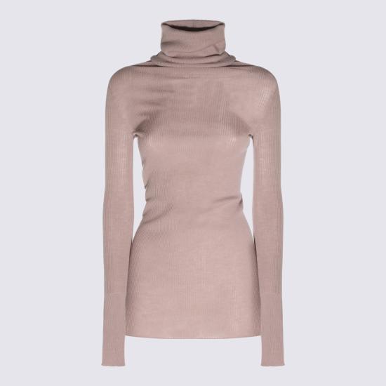 26FW 릭 오웬스 터틀넥 RP02F5614 RIBM23 ROSE - RICK OWENS