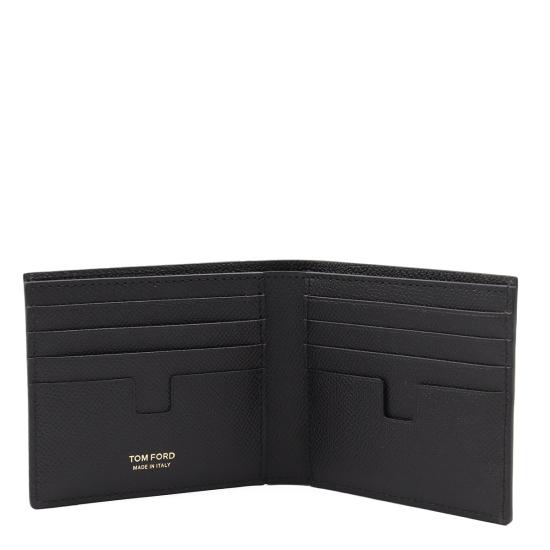 26FW 톰포드 스몰 그레인 레더 반지갑 YM228 LCL081GNAA BLACK - TOMFORD