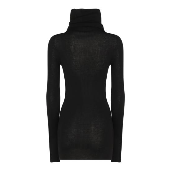26FW 릭 오웬스 터틀넥 RP02F5614 RIBM09 BLACK - RICK OWENS