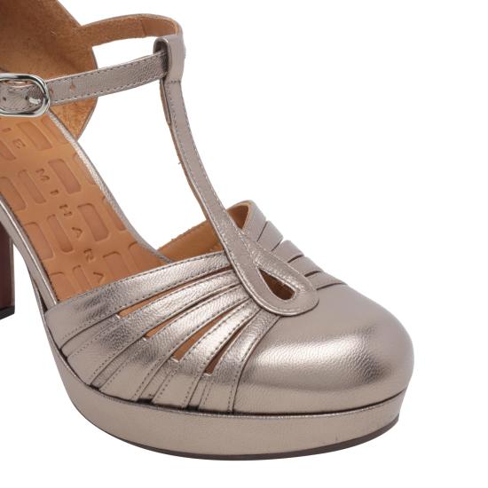 26FW 치에 미하라 힐/펌프스 UYELO DALI IRON Bronze - CHIE MIHARA