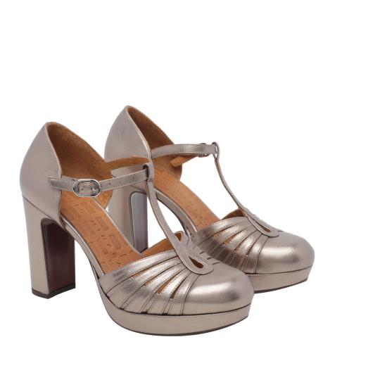 26FW 치에 미하라 힐/펌프스 UYELO DALI IRON Bronze - CHIE MIHARA