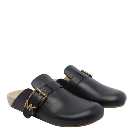 26FW 마이클 코어스 뮬/슬리퍼 40T6GRFP1L 001 Black - MICHAEL KORS
