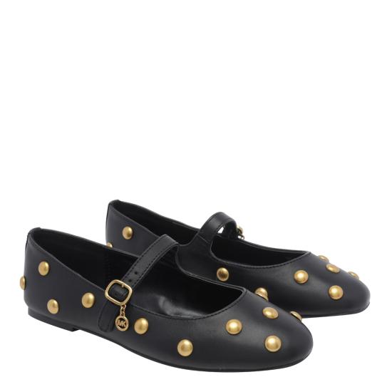 26FW 마이클 코어스 플랫 슈즈 40T6NLFP2L 001 Black - MICHAEL KORS