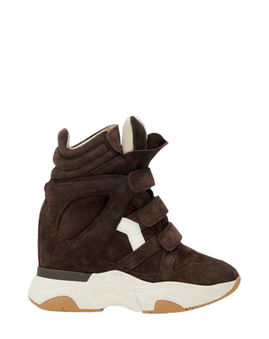  이자벨마랑 발스키 스웨이드 웨지 스니커즈 BK0009FA B4E10S CLMW CHOCOLATE MILKY WHITE
