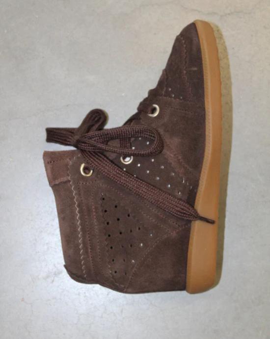  이자벨마랑 바비 웨지 스니커즈 BK0011FA A1E20S A1E20S50CL Chocolat - ISABEL MARANT