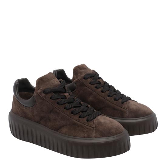 26FW 호간 스니커즈 HXW6450FC6T PJQ0UV2 BROWN - HOGAN