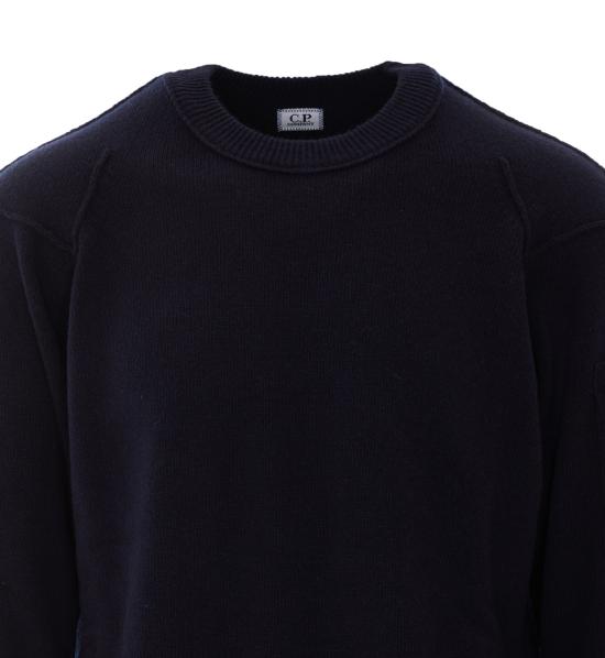 26FW 씨피 컴퍼니 램스울 GRS 크루넥 렌즈 스웨터 RFCMKN707A 110149A888 Blue - C.P. COMPANY