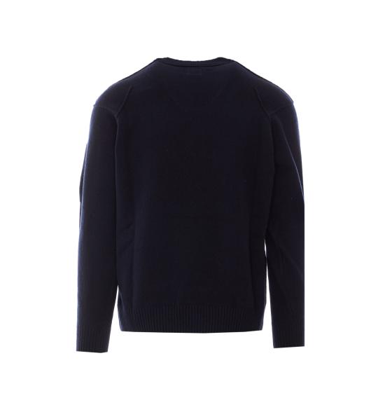 26FW 씨피 컴퍼니 램스울 GRS 크루넥 렌즈 스웨터 RFCMKN707A 110149A888 Blue - C.P. COMPANY