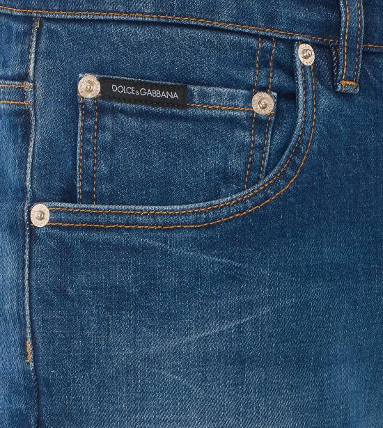 26FW 돌체앤가바나 스트레이트 팬츠 GY07CZ G8PQ3S9001 Blue - DOLCE & GABBANA