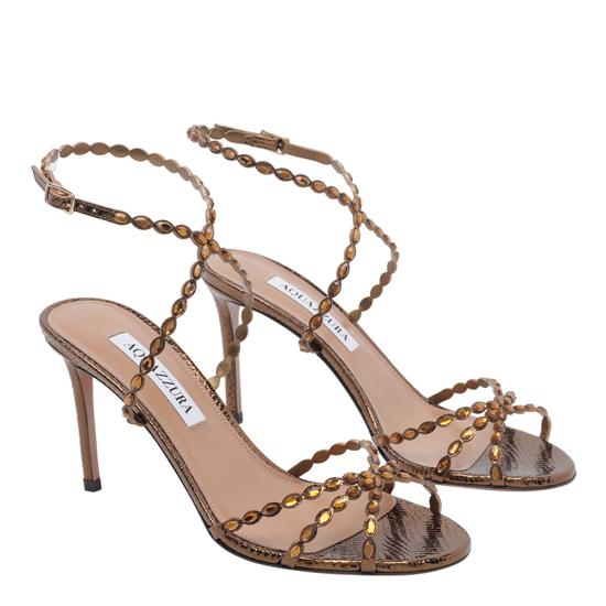26FW 아쿠아주라 샌들 LSKMIDS0 MSKDEE Gold - AQUAZZURA