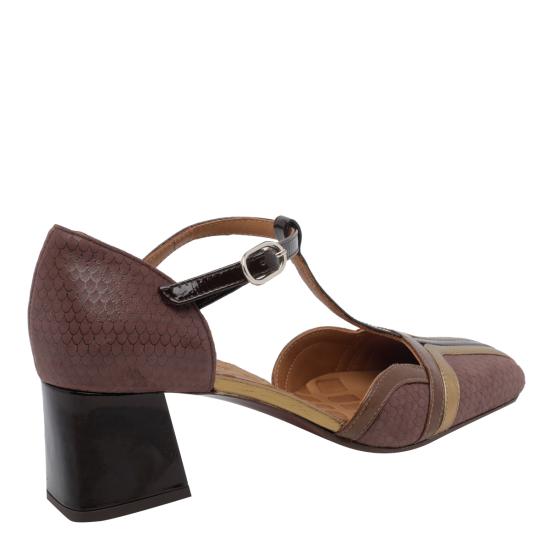 26FW 치에 미하라 힐/펌프스 VOLAI49 KAZAR CASTANO Brown - CHIE MIHARA