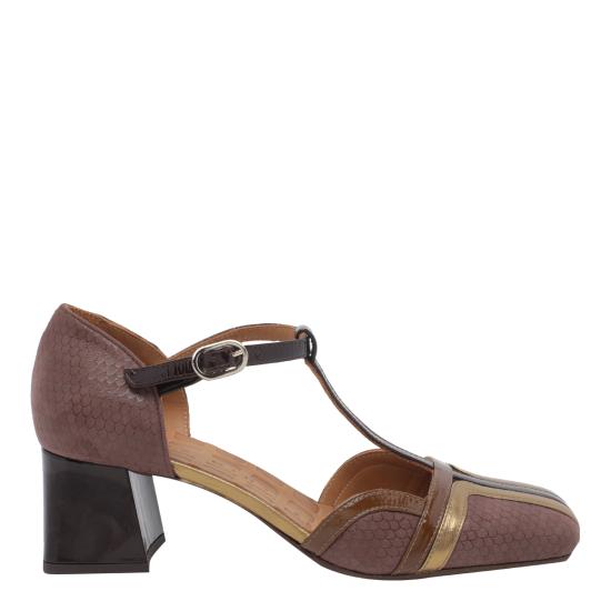 26FW 치에 미하라 힐/펌프스 VOLAI49 KAZAR CASTANO Brown