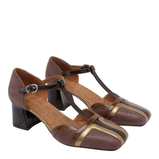 26FW 치에 미하라 힐/펌프스 VOLAI49 KAZAR CASTANO Brown - CHIE MIHARA