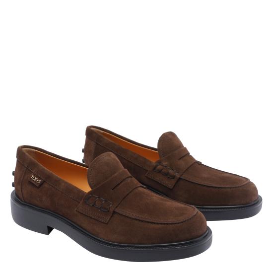 26FW 토즈 스웨이드 페니 로퍼 XXW20L0IP70 RE0S611 Brown - TODS