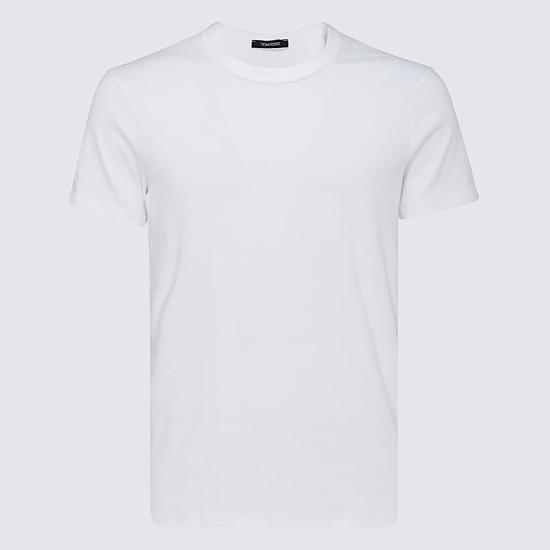 26FW 톰포드 코튼 크루넥 언더웨어 티셔츠 T4M08 1040100 WHITE - TOMFORD