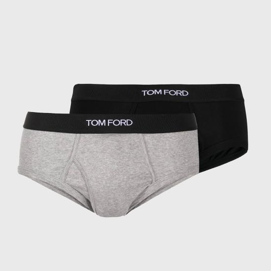 26FW 톰포드 팬티 T4XC1 1040008 BLACK GREY - TOMFORD