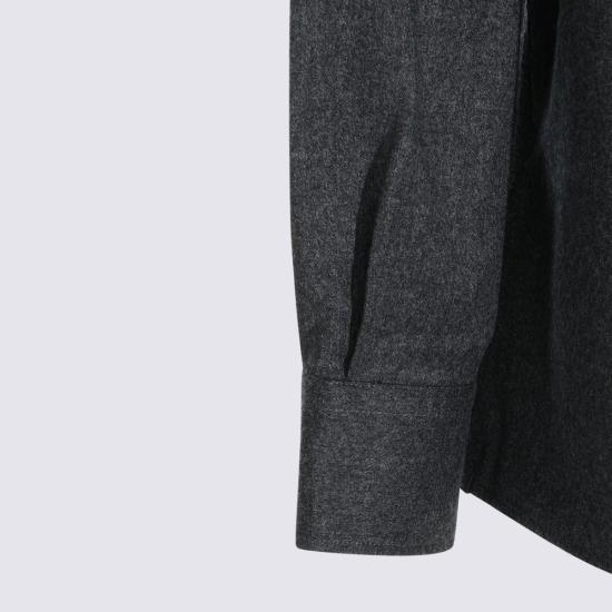 26FW 브루넬로 쿠치넬리 셔츠 MY6660721 C004 DARK GREY - BRUNELLO CUCINELLI